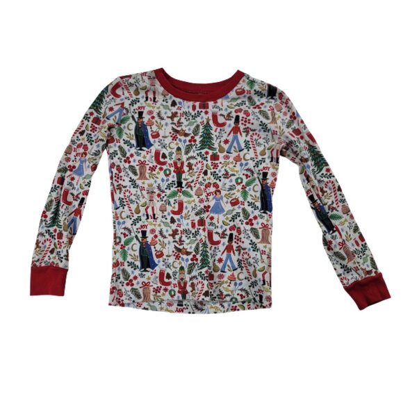Pottery Barn Kids Rifle Paper Co. Nutcracker Pajamas Set Size 6 Organic Cotton - Picture 2 of 8